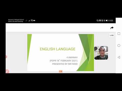 4 AMANAH ENGLISH LESSON