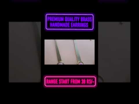 Brass Earrings Jewellery
