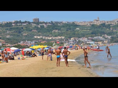 Beach in Vasto, Adriatic coast, Italy