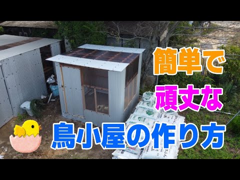 鶏小屋を簡単に作る方法は？自宅でできる簡単なDIYアイデア2つ！  庭園