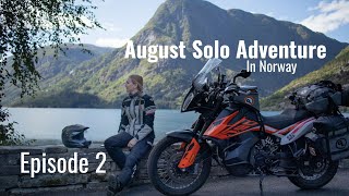 Solo Motorcycle Adventure in NORWAY on my KTM 790 adv S [S1-E2 Røldal to Flåm]