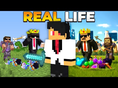 I Joined a 'REAL LIFE' Only Minecraft SMP