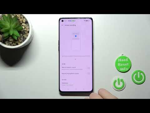 How to Switch On / Switch Off the Display Touches during Screen Recording on the OPPO Find X2 Neo