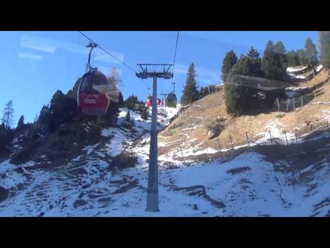 Full-ride on the Leitner "Plans-Frara" cable car - Colfosco (BZ)