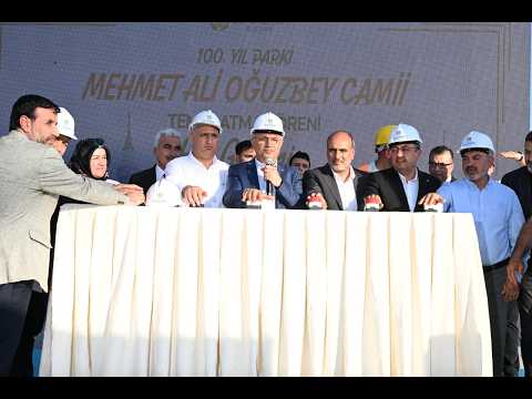 100  YIL PARKI’NDA CAMİ İNŞASINA BAŞLANDI