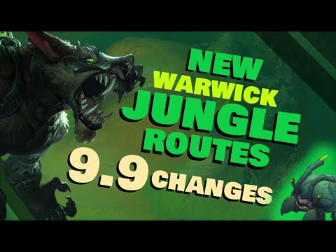 4 Warwick Jungle Routes - Post-Midseason 9 Scuttle Changes