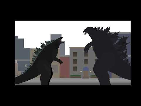 Godzilla 2021 VS Godzilla 2014 in sticknodes