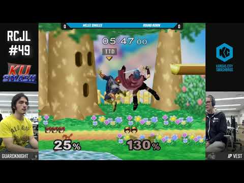 RCJL #49 SSBM - Guardknight (Marth) Vs. 1P | Vest (C. Falcon) - Round Robin Bracket