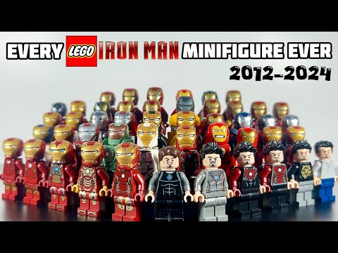 EVERY LEGO Iron Man Minifigure EVER MADE! (2012-2024)