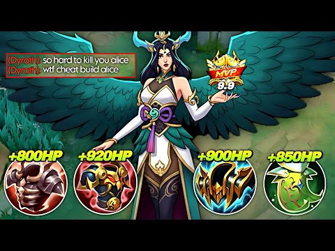 100% MVP RATE?! 😱 ALICE EXP LANE META BUILD SEASON 39 | BUILD & EMBLEM  | MLBB
