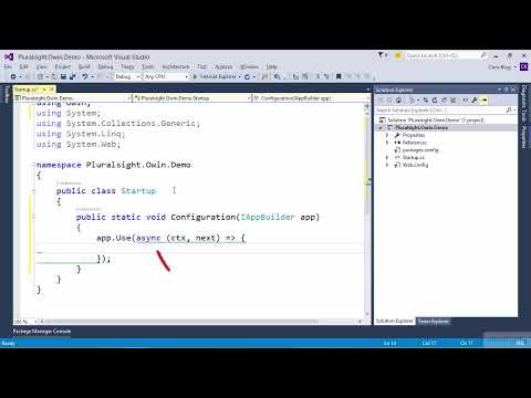 ASP.NET Basics 4 - 2.02 Creating an OWIN Based Application