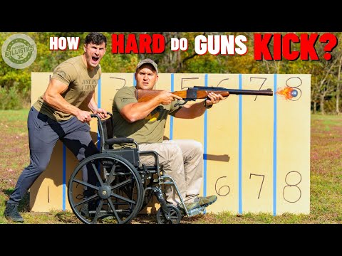 How HARD Do Guns KICK ???