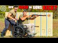 How HARD Do Guns KICK