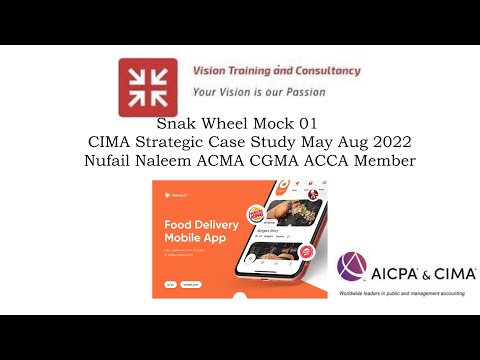 Snak Wheel Mock 1 CIMA Strategic Case Study #CIMA