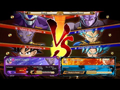 PC DBFZ - Com 2 - Ksack vs CheeseBread