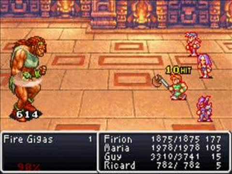 Final Fantasy 2 DOS - Boss#11 - Fire Gigas