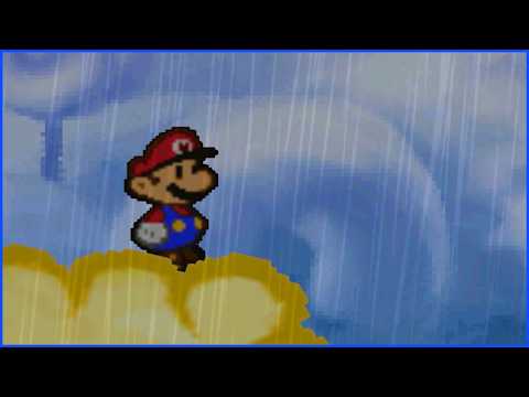 pov: You Stay the Night in the Clouds in Paper Mario 64 with Rain and Music