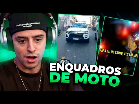 CORINGA REAGE AOS ENQUADROS DE MOTO DO XRACING