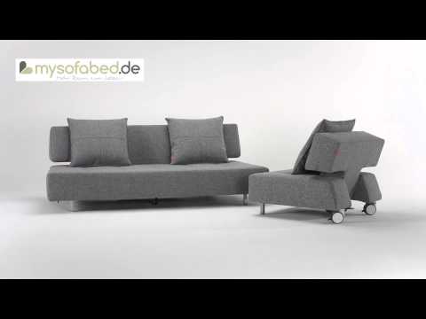 LONG HORN von INNOVATION Schlafsofa & Sessel - Twist Granite (565) - mysofabed.de