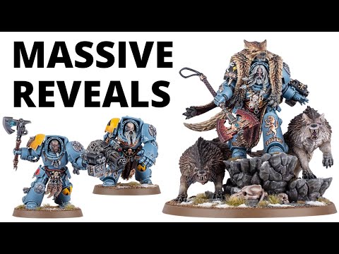 The HUGE Space Wolves Terminator Reveals - Logan Grimnar, Wolf Guard, Njal and Arjac Updated!