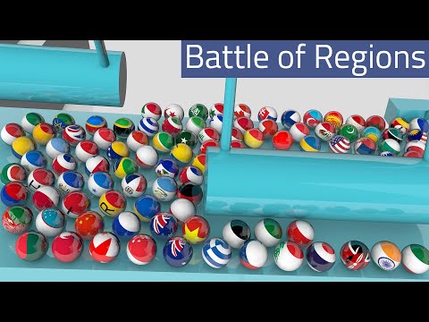 Countryballs Marble Race 3D | Battle of Regions