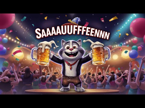 SAAAAAUUUUFFFEEEENNNNNNNN 😹🍺🔥 Die Party-Katze dreht komplett durch! Bier, Schlager & Vollrausch!