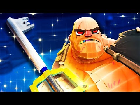 KINGDOM HEARTS KEYBLADE MOD & CUSTOM LEVELS! - Modded GORN VR - HTC Vive Pro Gameplay