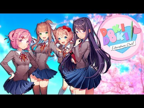, title : 'A TOTALLY NORMAL GAME... NOTHING SUSPICIOUS AT ALL... | Doki Doki Literature Club - Part 1'