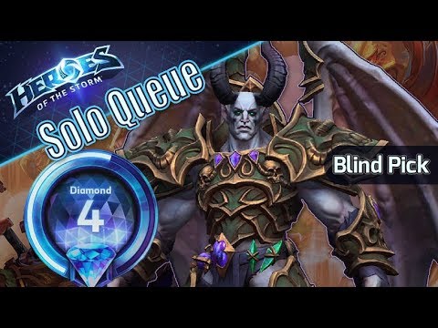 Blind Pick - Mal'ganis HotS Solo Queue Diamond Storm League (Livestream)