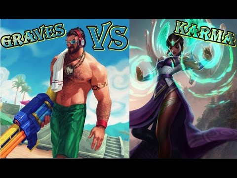 LOL||Sup Karma vs Jungle Graves