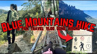 Why you shouldn't hike alone and take stupid risks in the Blue Mountains.