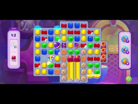 Homescapes level 12981 - no booster gameplay