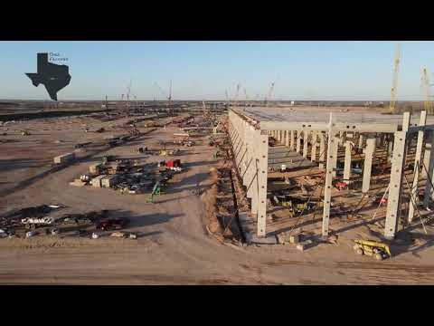 usine Tesla Terafactory Texas