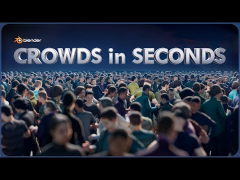 Easiest Ways to Create Human Crowd in Blender (2 Ways)