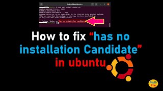 how to fix has no installation candidate in ubuntu