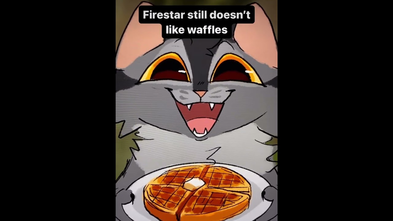Firestar still doesn’t like waffles #shorts