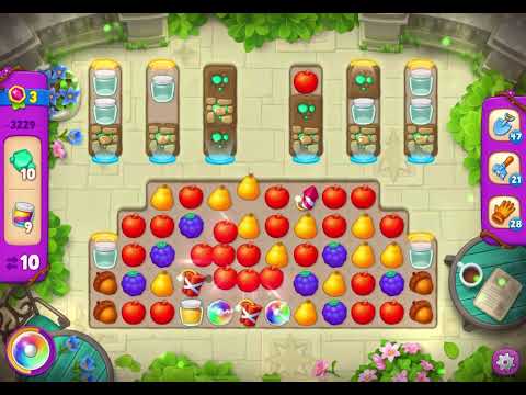 GardenScapes Level 3229 no boosters (15 moves)