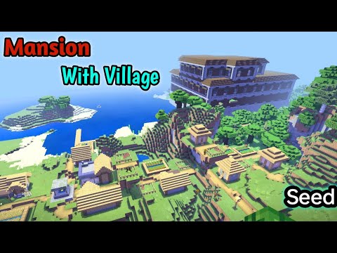KAALA LegenD - Woodland Mansion Close To Sea With A Village / Minecraft Seed / Minecraft 1.17 Seed