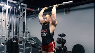 Barbell Triceps Overhead Extension