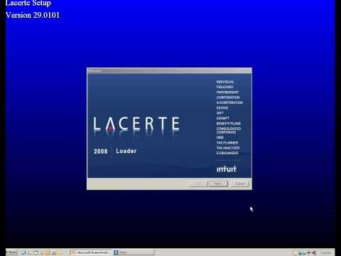 Installing Lacerte On A Peer To Peer Network