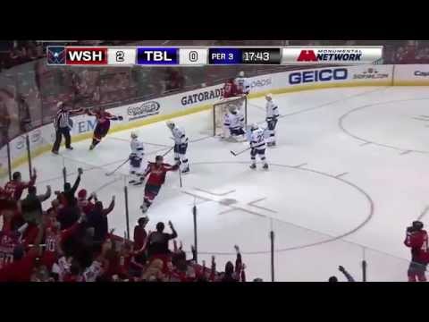 Washington Capitals VS Tampa Bay Lightning. Nicklas Backstrom 3rd Goal of Hat Trick 12/13/14