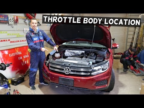 VW TIGUAN THROTTLE BODY LOCATION REPLACEMENT EXPLAINED. WHERE IS THE THROTTLE BODY