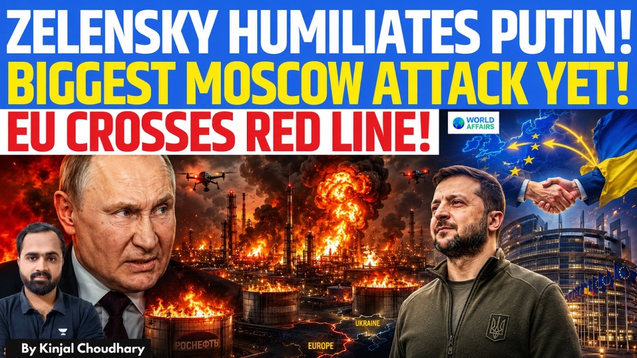 Putin Humiliated! BIGGEST Moscow Attack Yet As EU Crosses Putin's Red Line On Ukraine | Kinjal