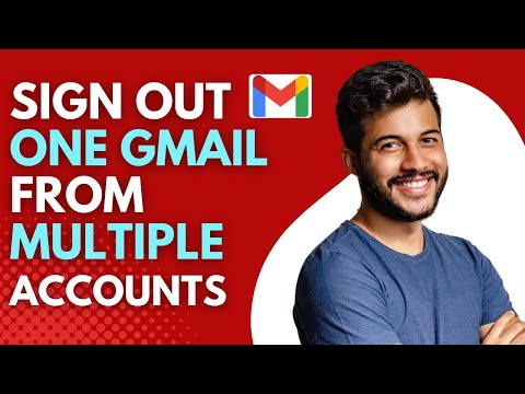How to Sign Out One Gmail Account from Multiple Accounts - QUICK TUTORIAL