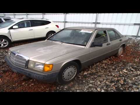 1990 Mercedes 190E 4 Door Sedan Parts Car Parting Out #14100-1 Fix your car OEM
