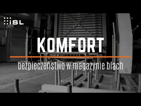 ISL: bezpieczny magazyn blach LogiTower w firmie Komfort