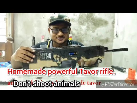 How to make a powerfull tavor rifle . Tavor star- 21 . Micro tavor. Video