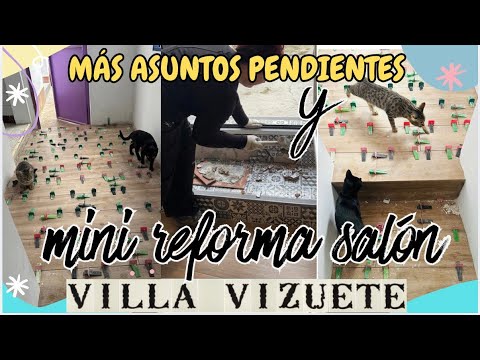 REFORMA EXPRESS SALÓN Villa Vizuete 🌸 SUELO NUEVO DE LA GALERIA Y OTRAS COSITAS⎥ Monica Vizuete