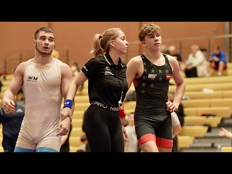 Toms Kanepe (LAT) vs Illia Marchak (UKR) 70kg. Freestyle men wrestling tournament.
