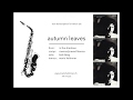 Autumn Leaves - Bob Berg - Tenor Sax Solo Transcription